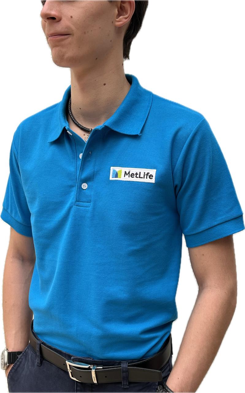 Playera Polo Caballero Turquesa