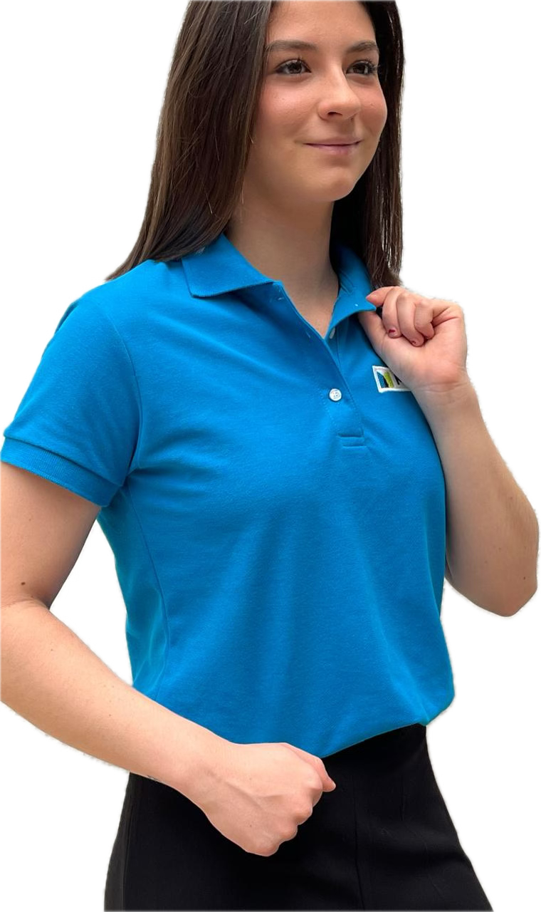 Playera Polo Dama Turquesa