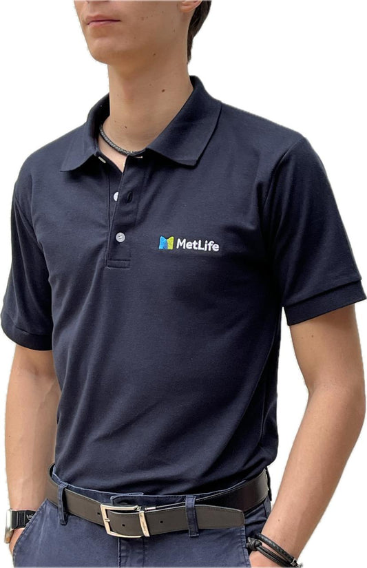 Playera Polo Caballero Azul Marino