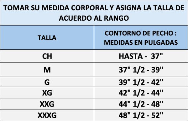 Guia de tallas